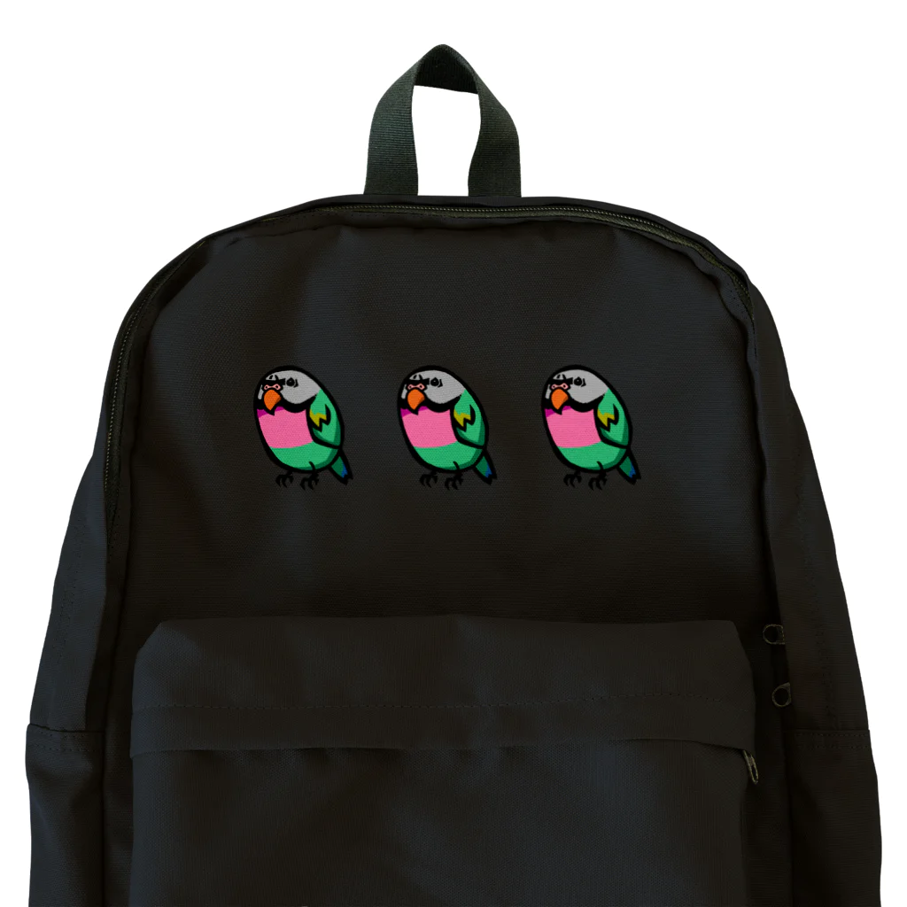 カゲトラのダルマインコのカゲトラさん（ギョリギョリ・トリオ） Backpack