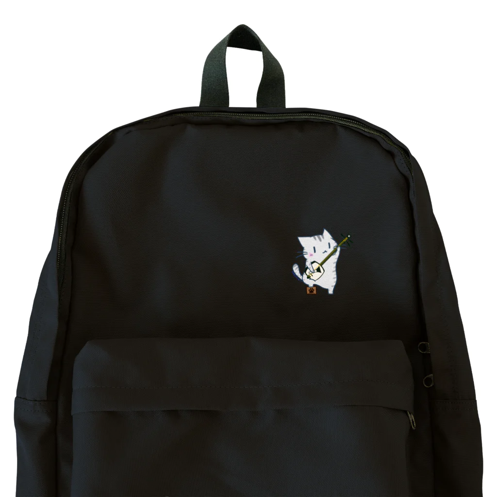 絵娯クリエイトのひのもとにゃんこ® 津軽三味線にゃんこ Backpack