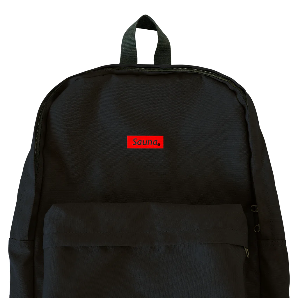 サウナショップ　【ととのい親分】の【BOXロゴ】サウナBOXロゴ　アイテム Backpack