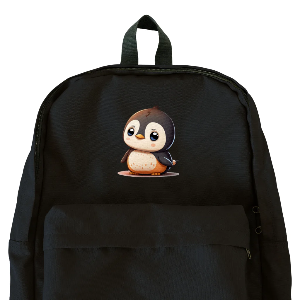 チビアニメのチビペンギン Backpack