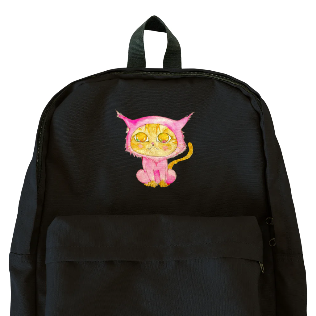 暖暖あたたかのピンクになりたい茶トラちゃん Backpack