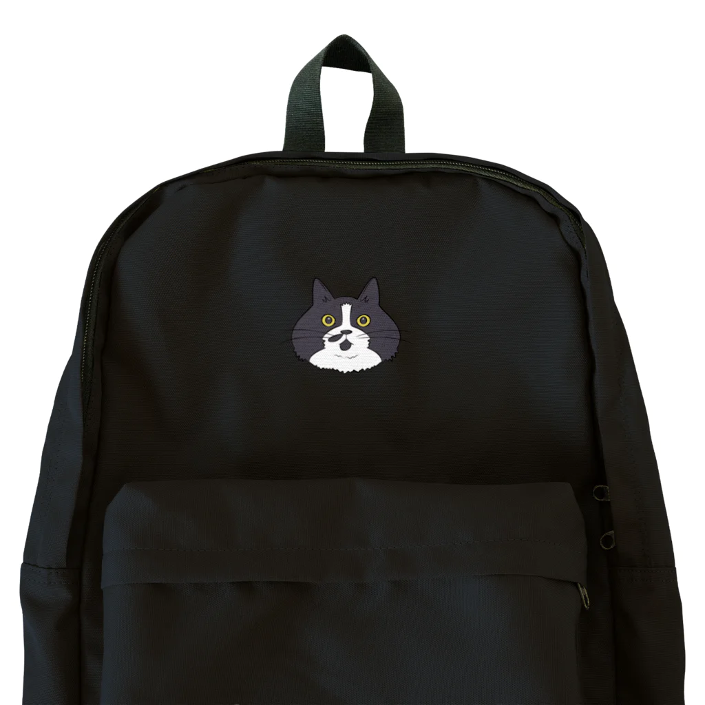 もふもふはちわれずの片髭ハチ子 Backpack