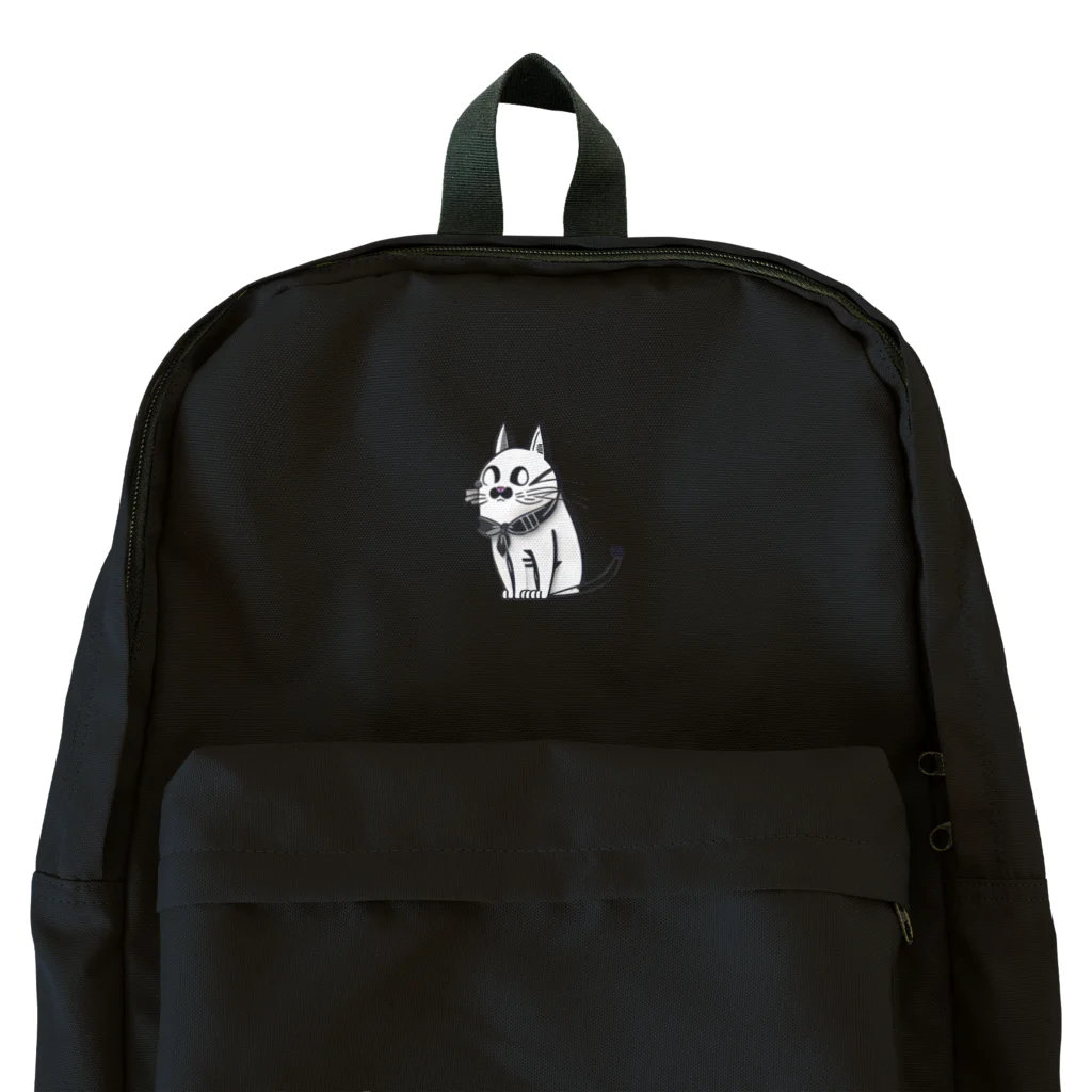 ダンディーおじさんのお店のダンディー猫さん Backpack