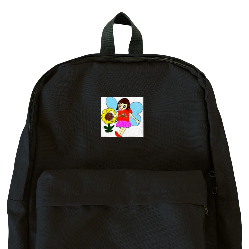 Hisotanのsuzuri専属、ひそたんの描いた自分の似顔絵アイテム。 Backpack