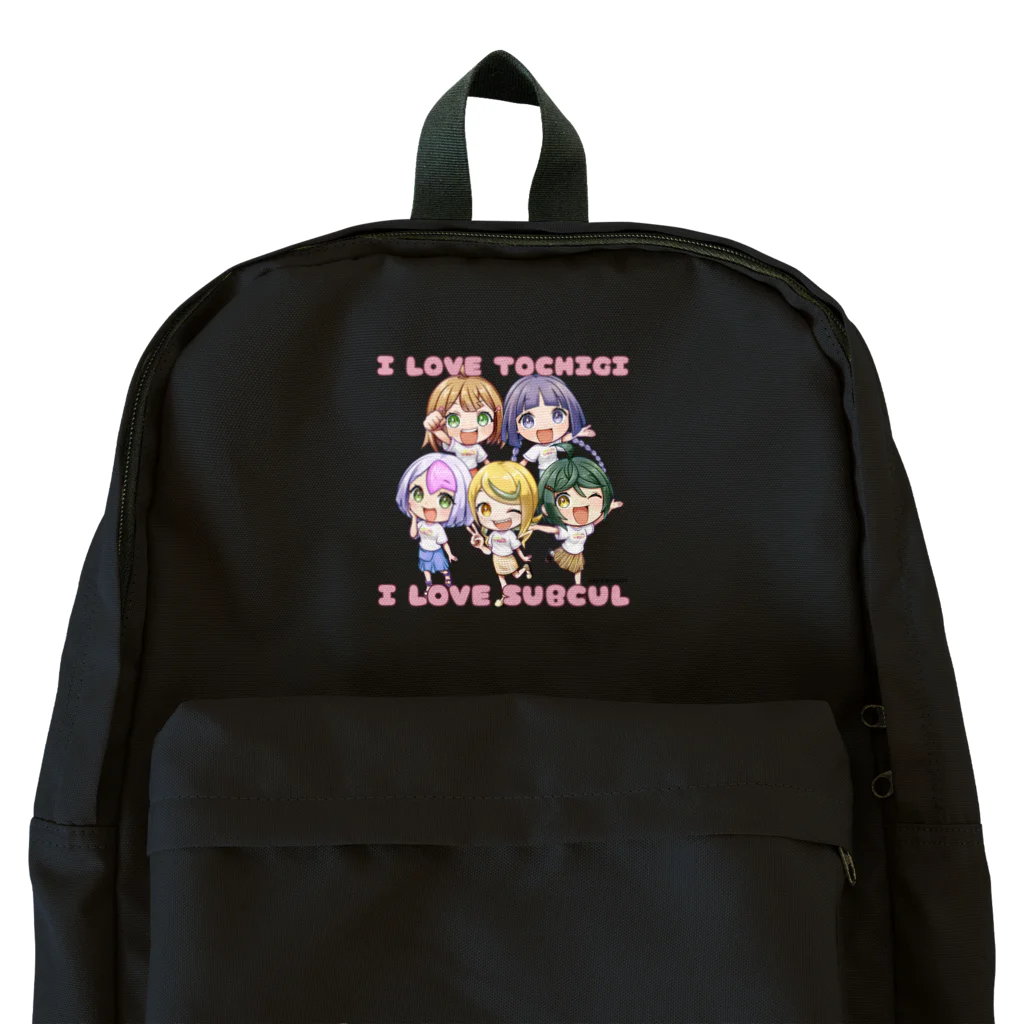 #とちぎけんV25 Official Shopのサブカルは栃木を救うんだよ！シリーズ Backpack