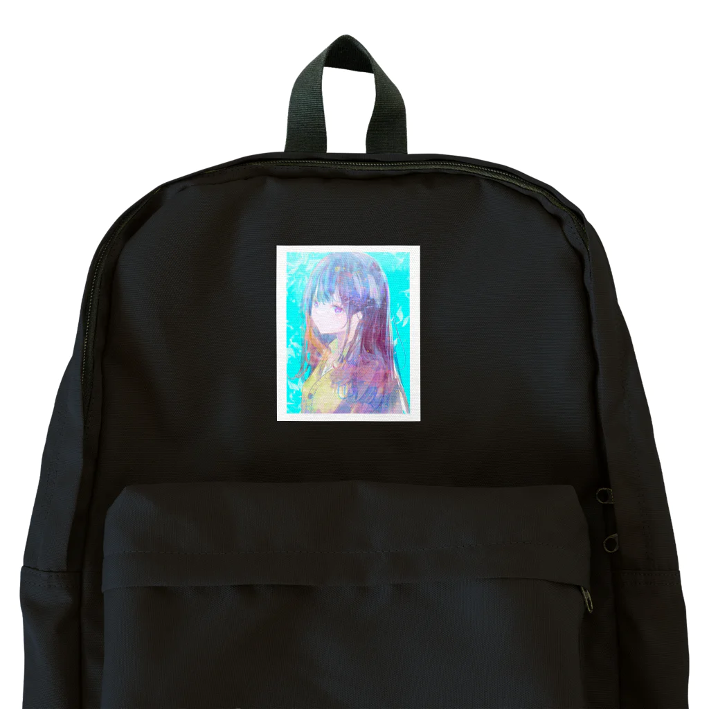 帆波　綾の青髪 Backpack