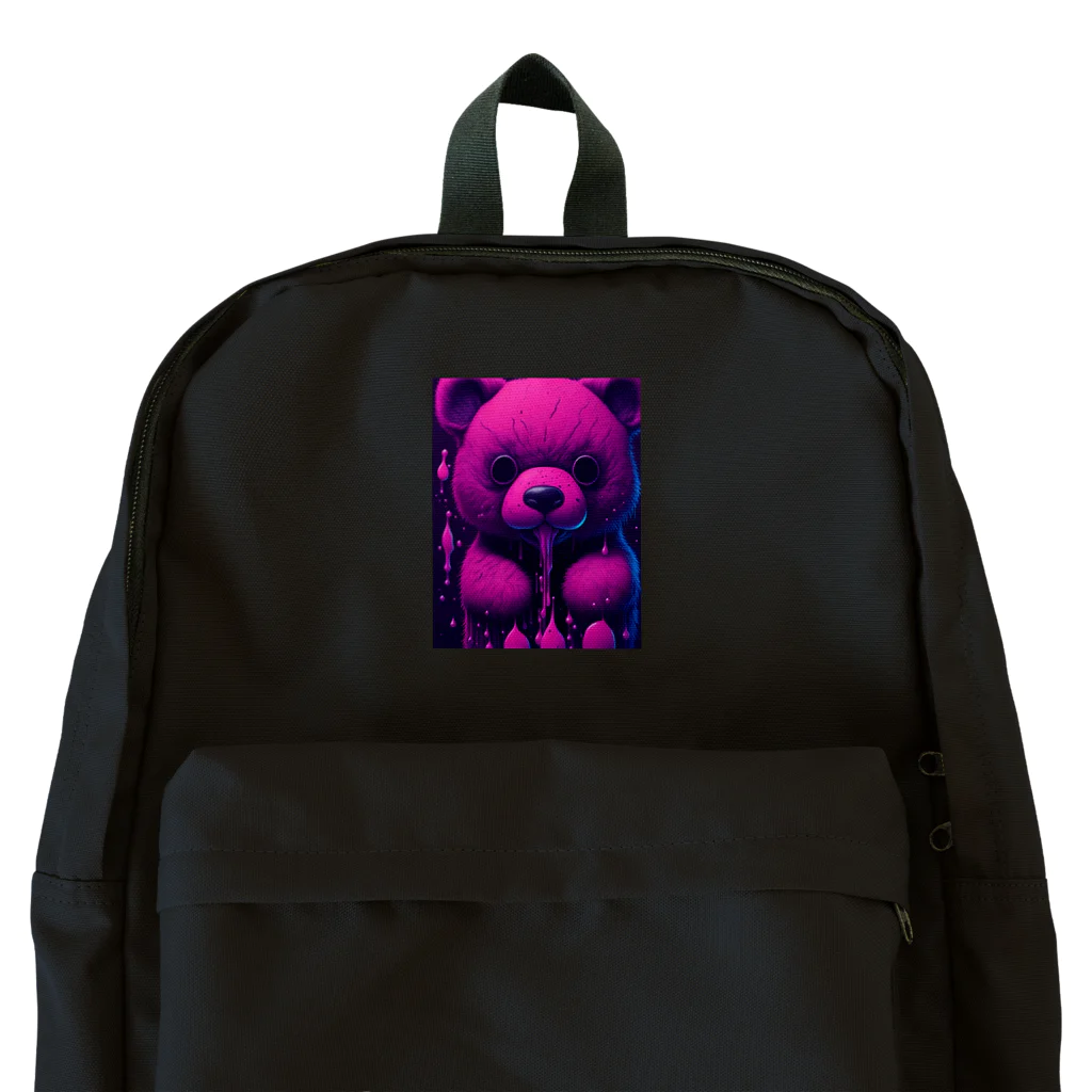 SHITON SHOPのスプラッシュアート✖️ダークファンタジー　クマ Backpack