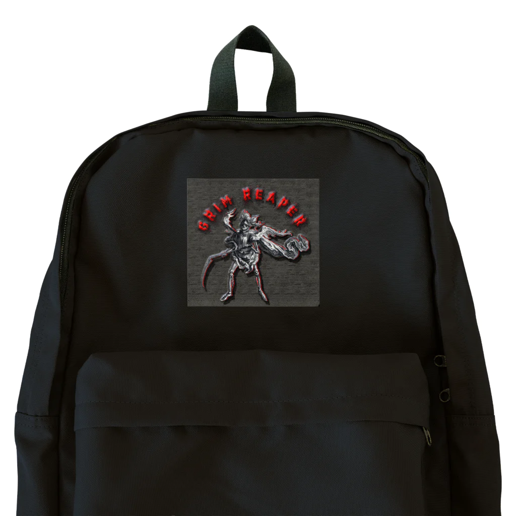 PALA's SHOP　cool、シュール、古風、和風、のGrim Reaperー鎧を着た死神 Backpack