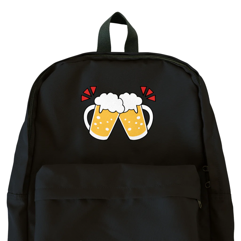 ゆちのへやのビールジョッキで乾杯！イラスト Backpack