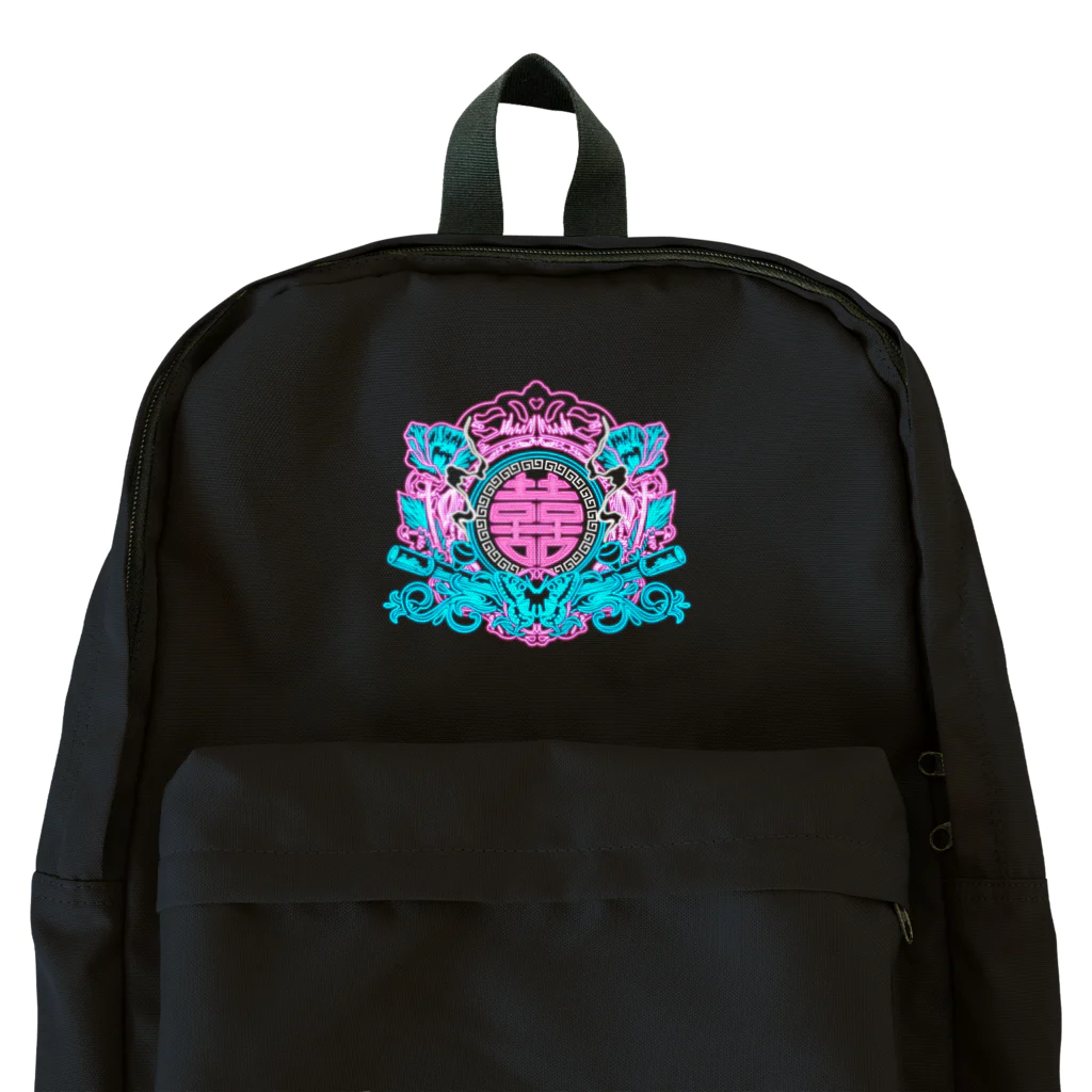 中華呪術堂（チャイナマジックホール）のNEON幻想阿片中華紋  Backpack