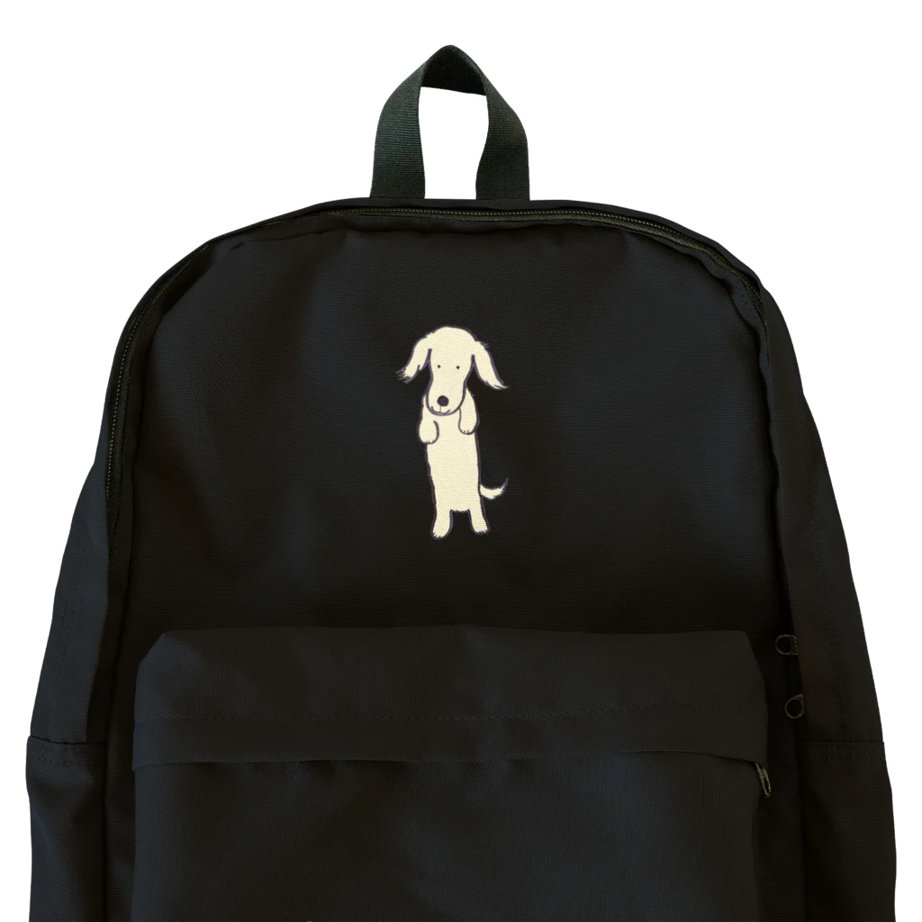 paritoraのミニチュアダックスのハニ君立ち姿カラー Backpack