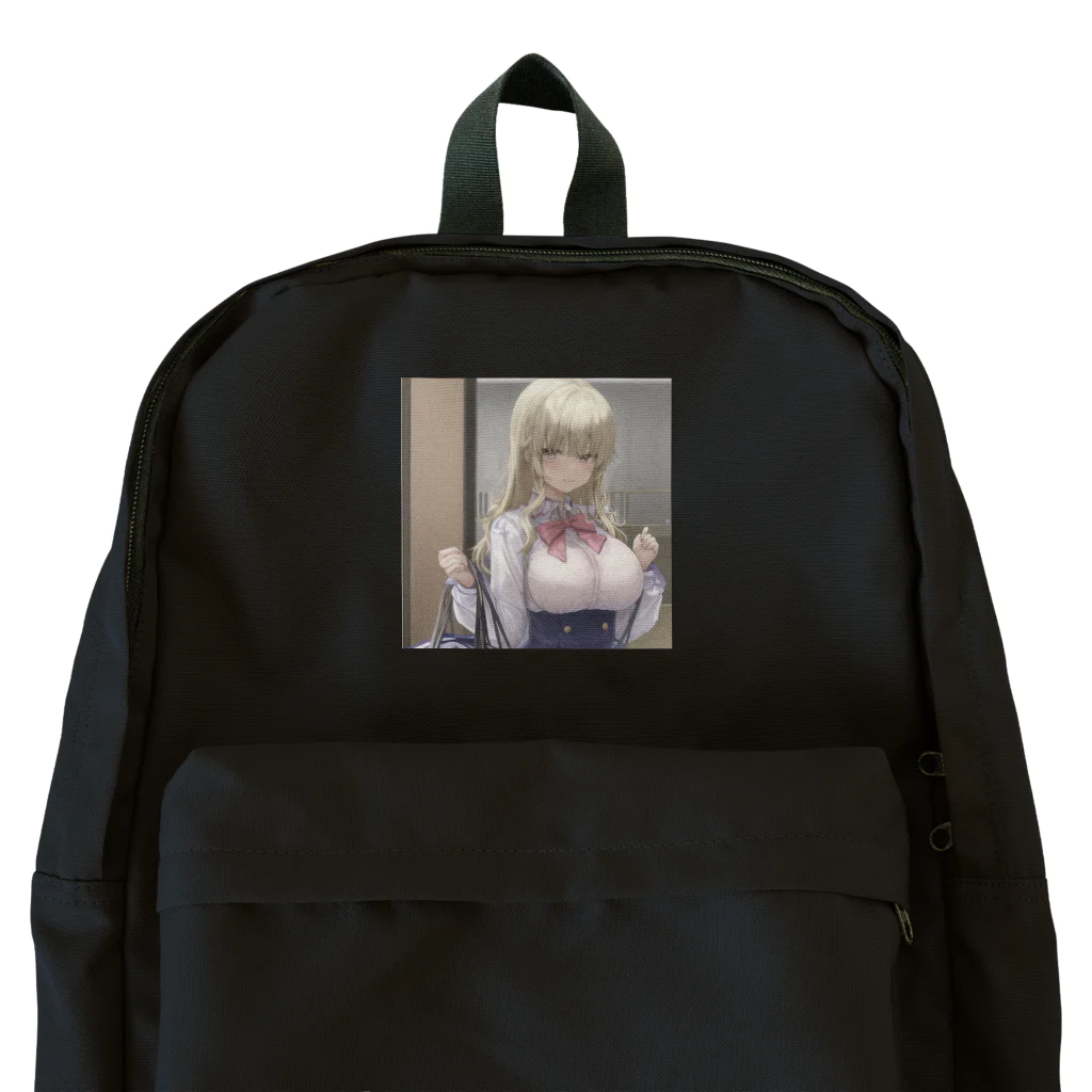 kaz-uのデザインイラストの隣のクラスの天使ちゃん Backpack