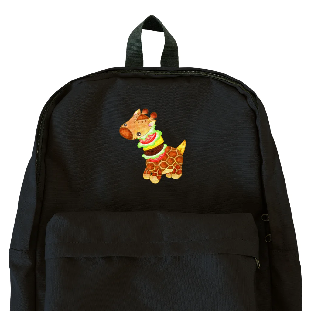 satoayaのアニマルカフェのフードアニマル　キリンバーガー Backpack