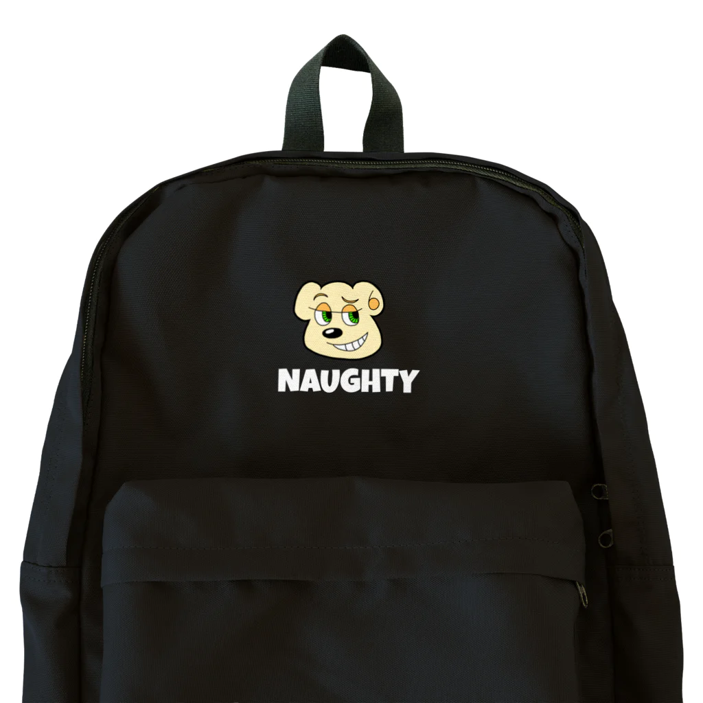 NAUGHTYのNAUGHTY BEARくん (WHT) Backpack