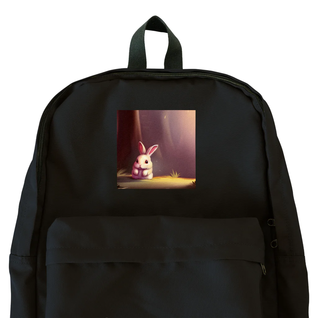 幸せアートワールドのふさふさうさぎ Backpack