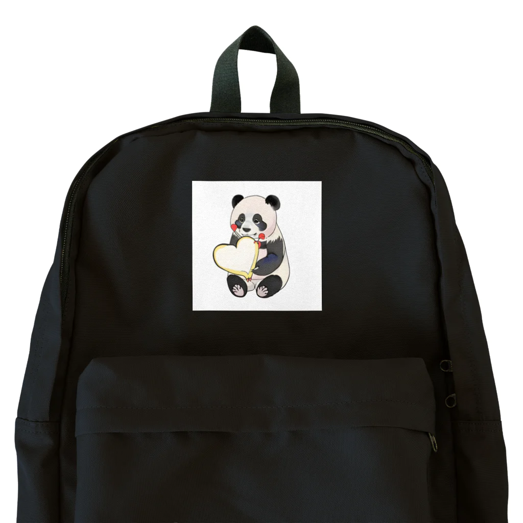 愛を届けるパンダの愛を送るパンダ Backpack