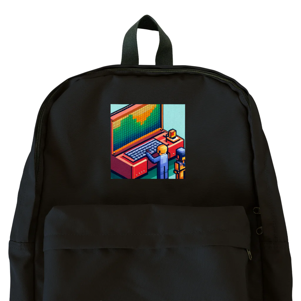 yorozuya4628のドットエンジニア ミニフィグ Backpack