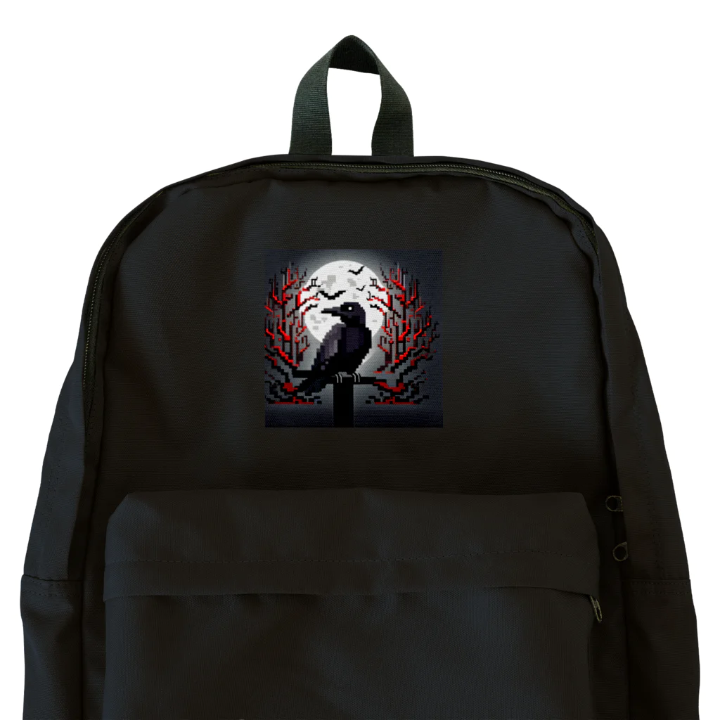 henohenomohejiadのドット絵のホラーなカラス Backpack