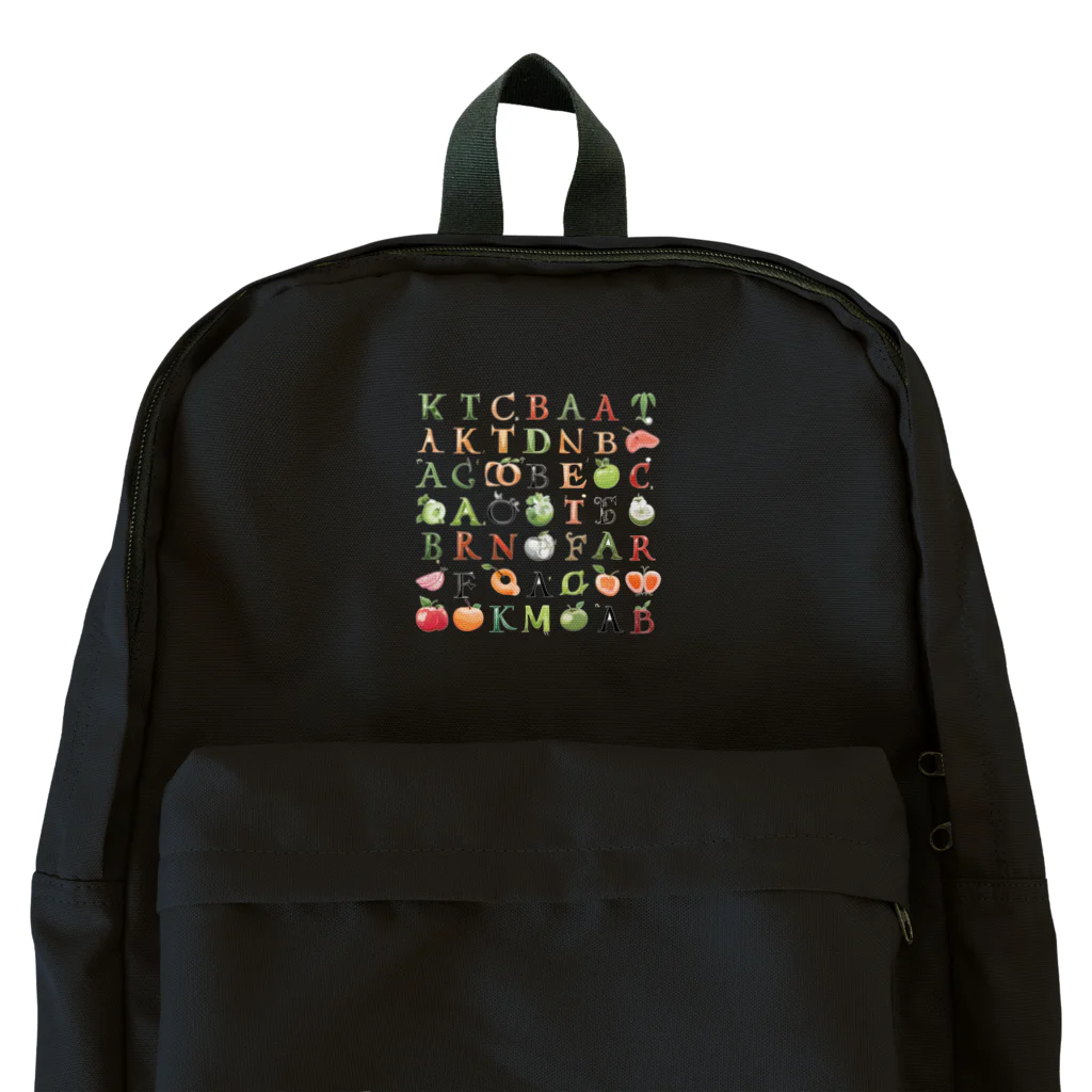 is0960348のアルファベットグッズ Backpack