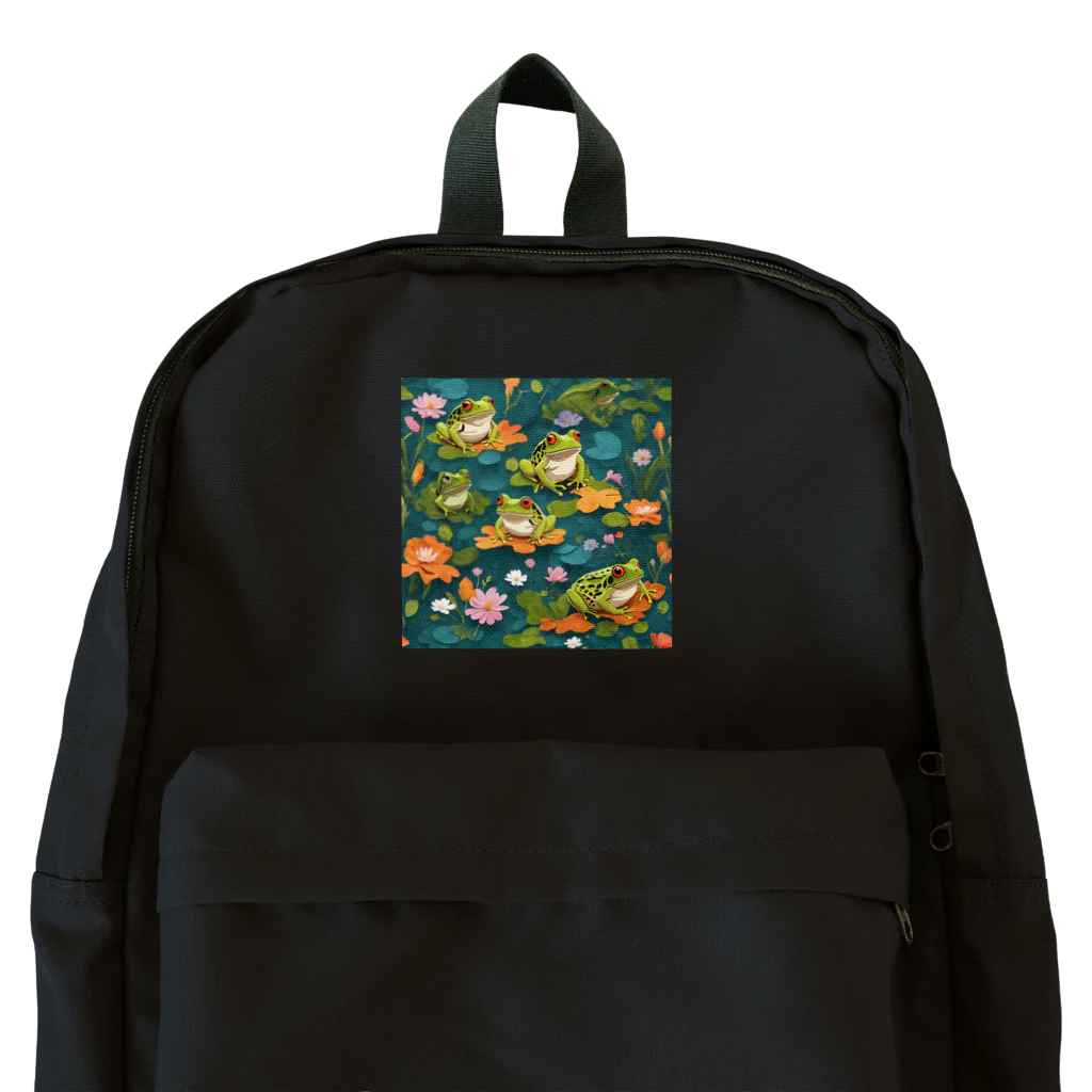 sagimoriのカエルアート Backpack