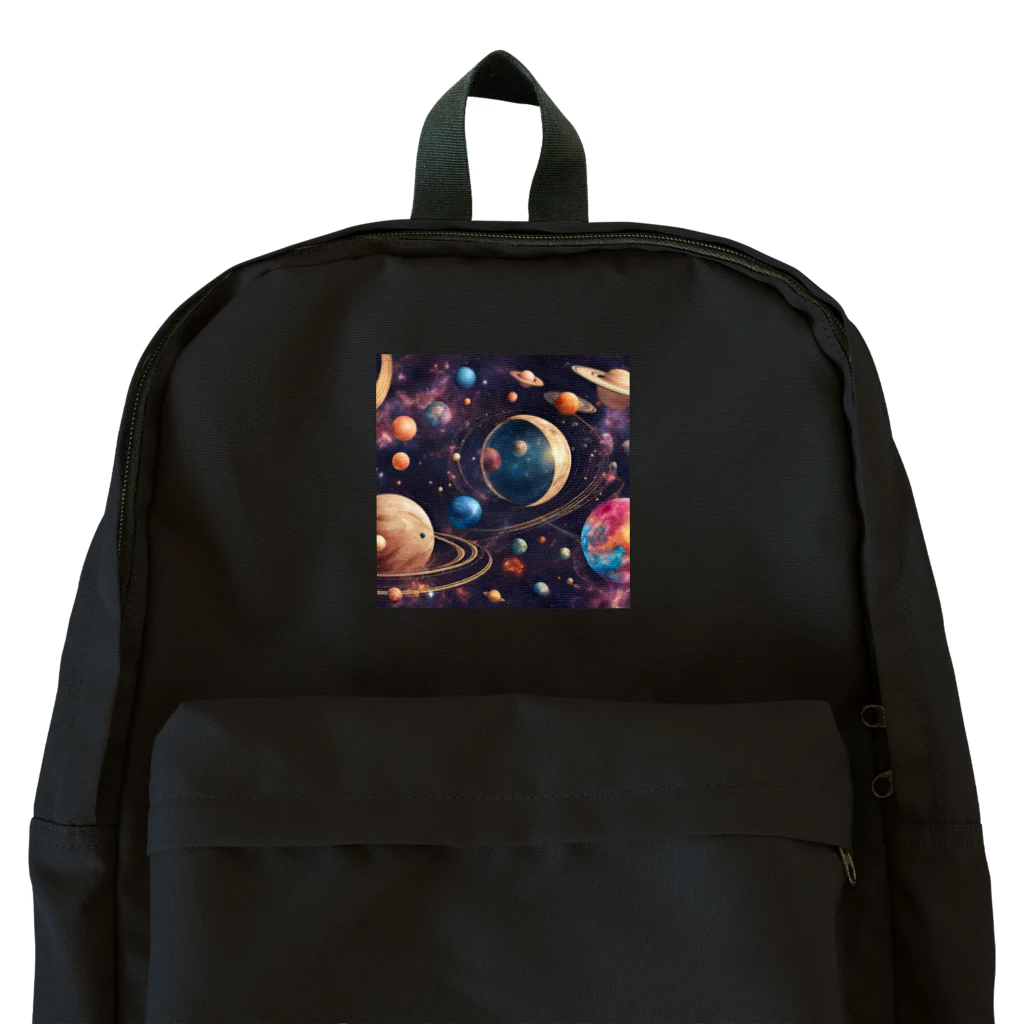 雨宿り所の宇宙柄グッズ Backpack