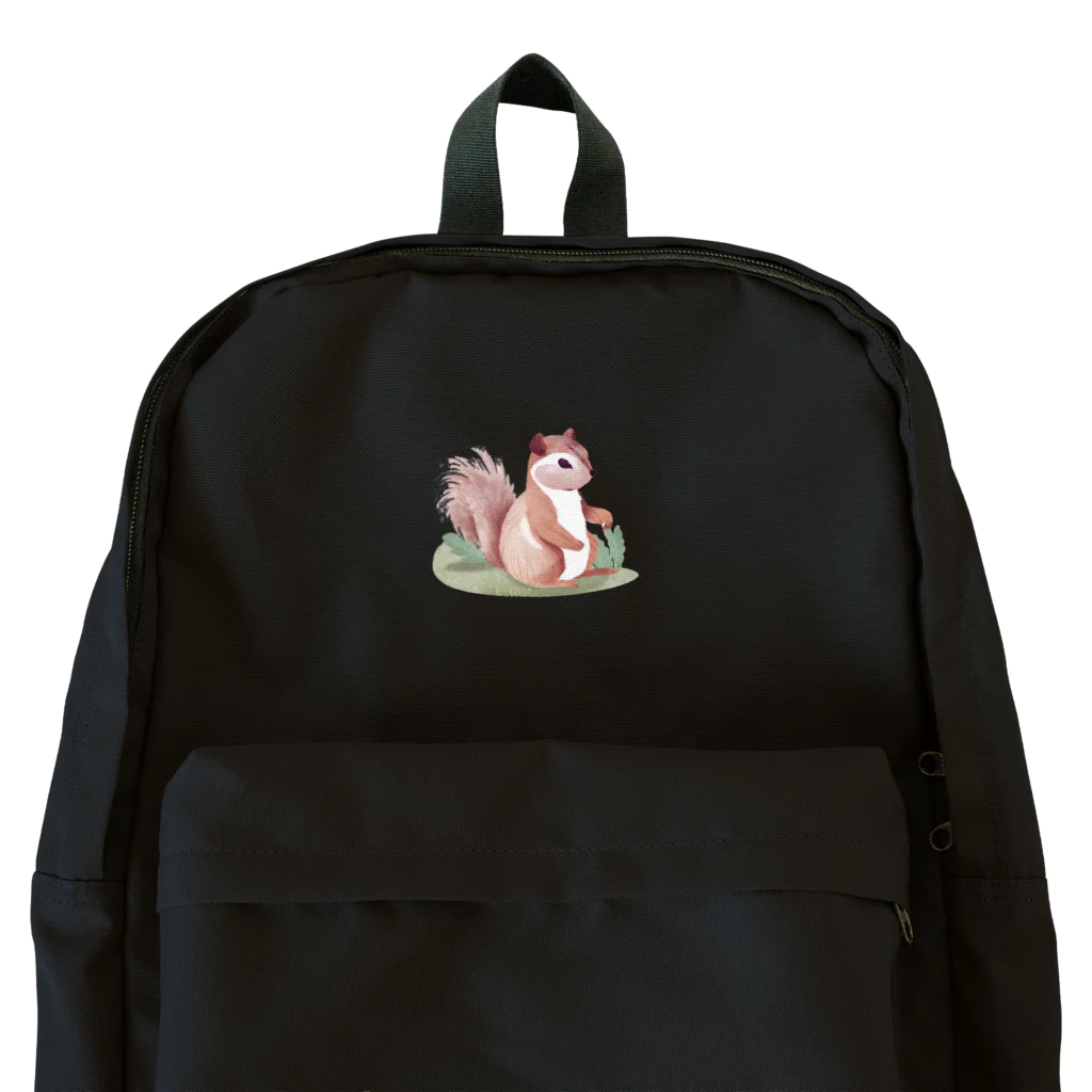 雨宿り所のたそがれリスグッズ Backpack