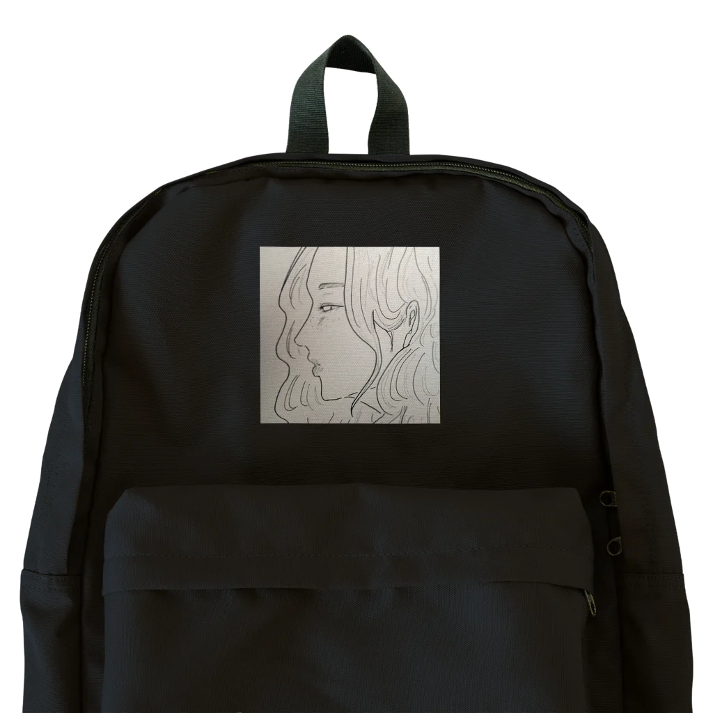 MARIEMONの女の子(横顔) Backpack