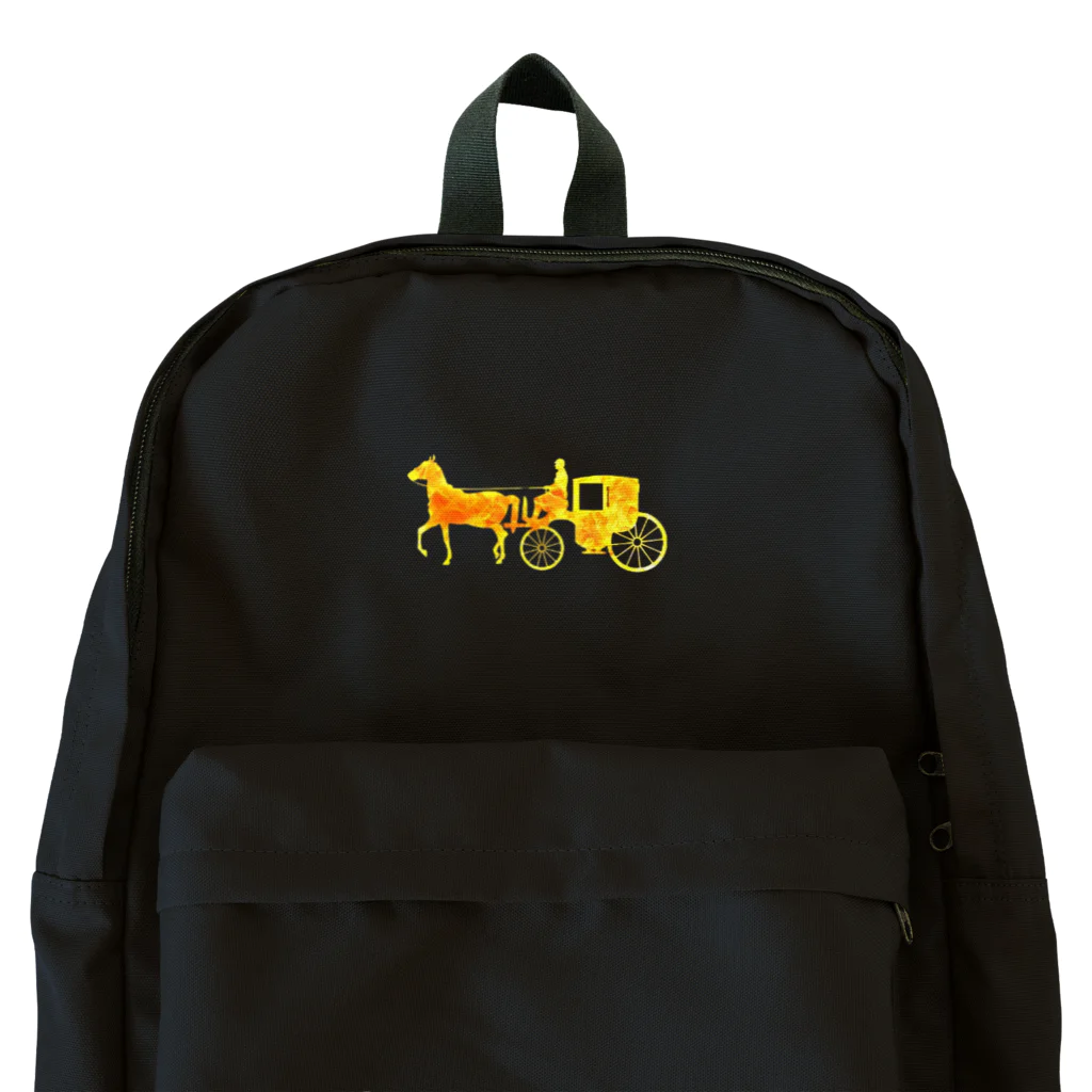 mumusの馬車 flame Backpack