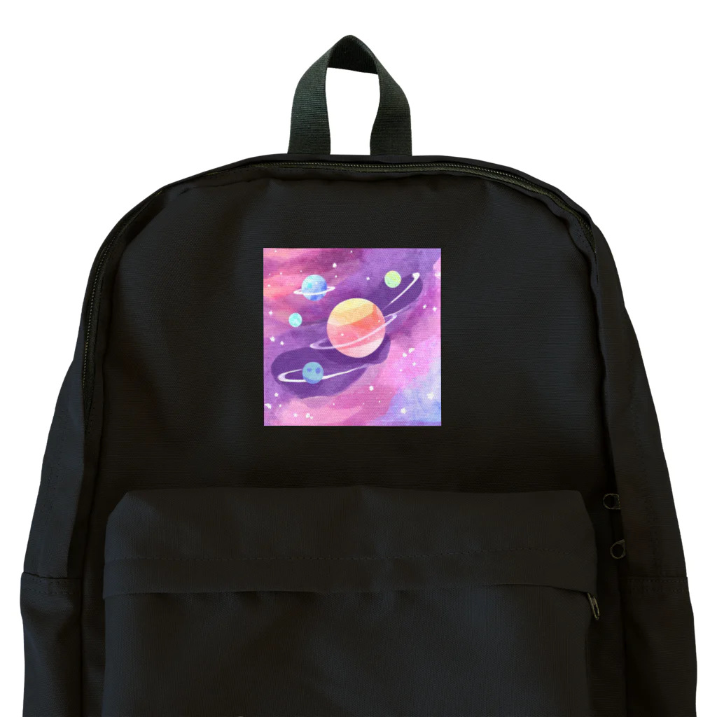 人生を笑いに変えるアートの宇宙のパワーを感じて Backpack