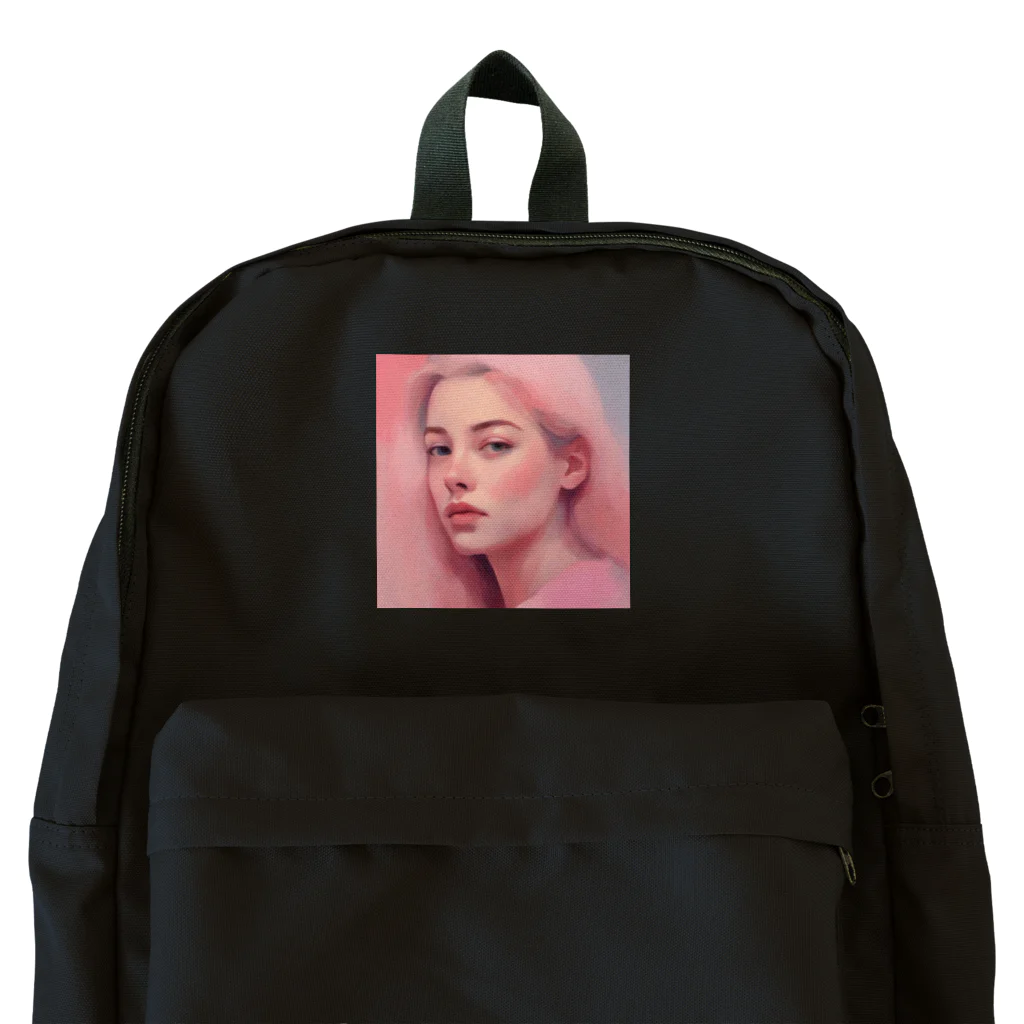 k-famのピンクのチーク美女 Backpack