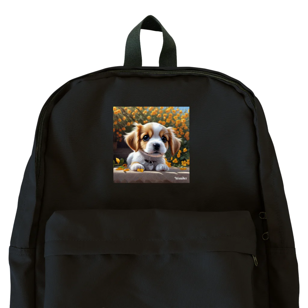 Makoto_Kawano Designの可愛すぎるわんちゃん可愛い🐶 Backpack