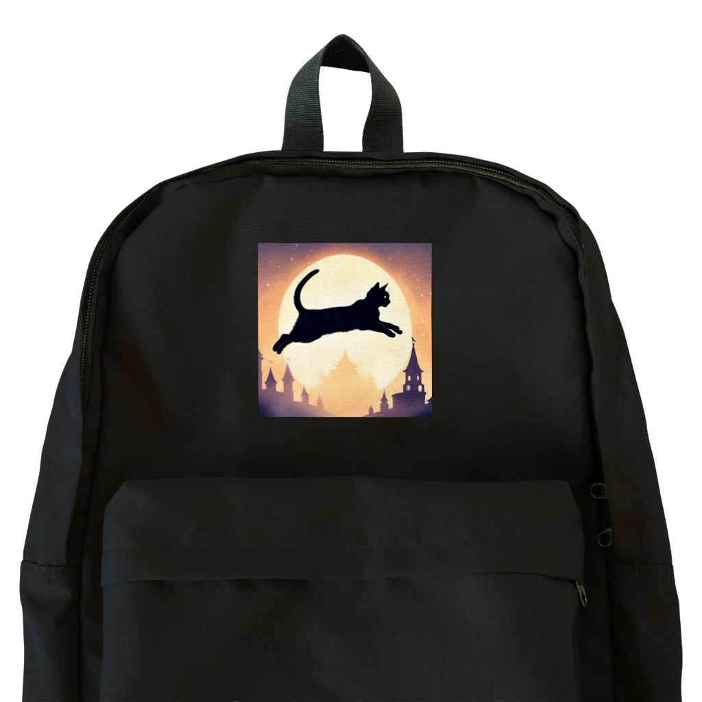 toto012の猫のシルエットグッズ Backpack