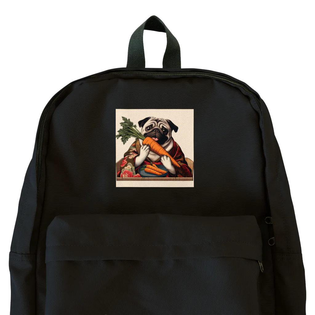 sa_ttyonnのにんじんを持つ パグ Backpack