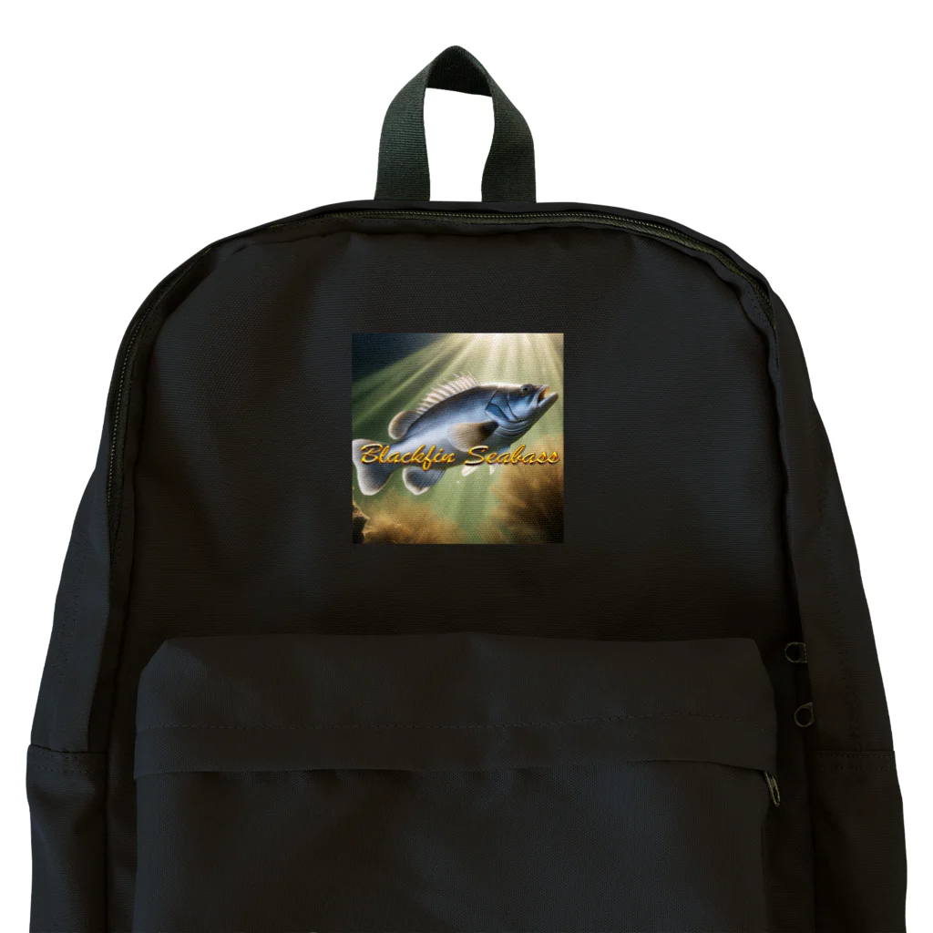 angler_kmの荒磯の王者　ヒラスズキ Backpack