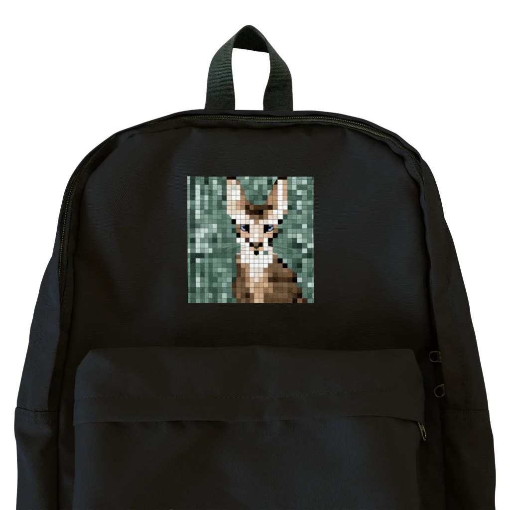 kindonesiaのドット絵のヒマラヤンキャット Backpack