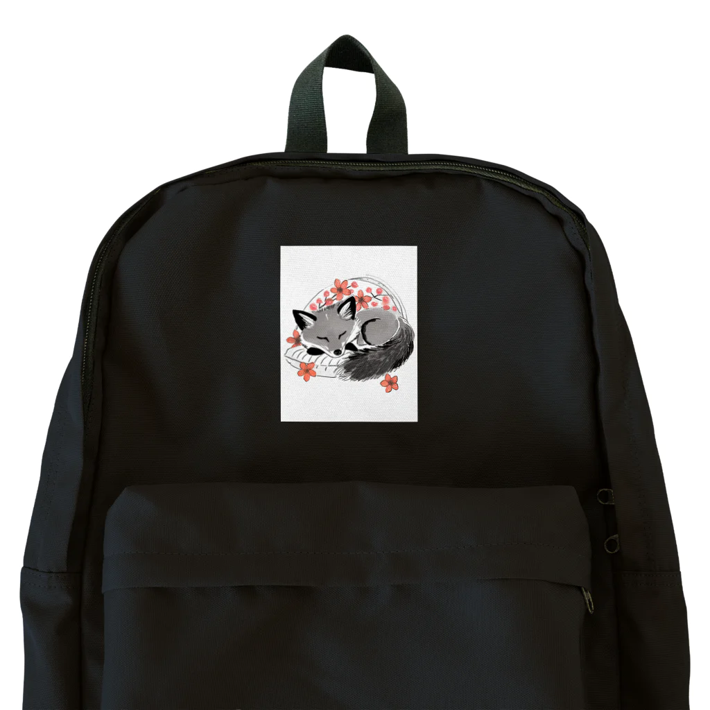 Shihiroの桜と銀ぎつね Backpack