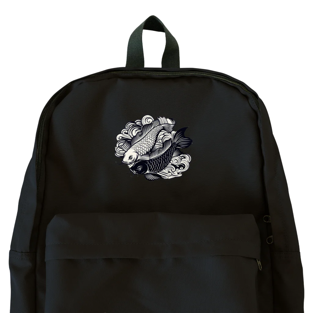 SADOM graphicsの二匹の鯉 Backpack