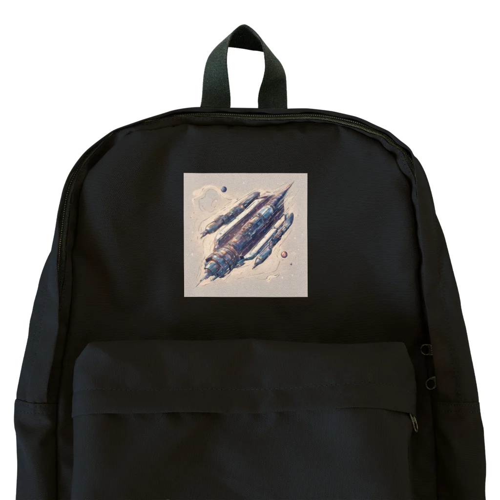 renkanの【宇宙の風見鶏】イラストグッズ🚀 Backpack