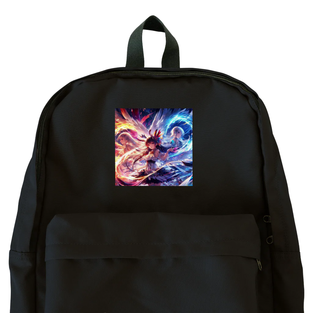 anazawaの白き翼、黒き翼。その手に抱くは愛しの君! Backpack