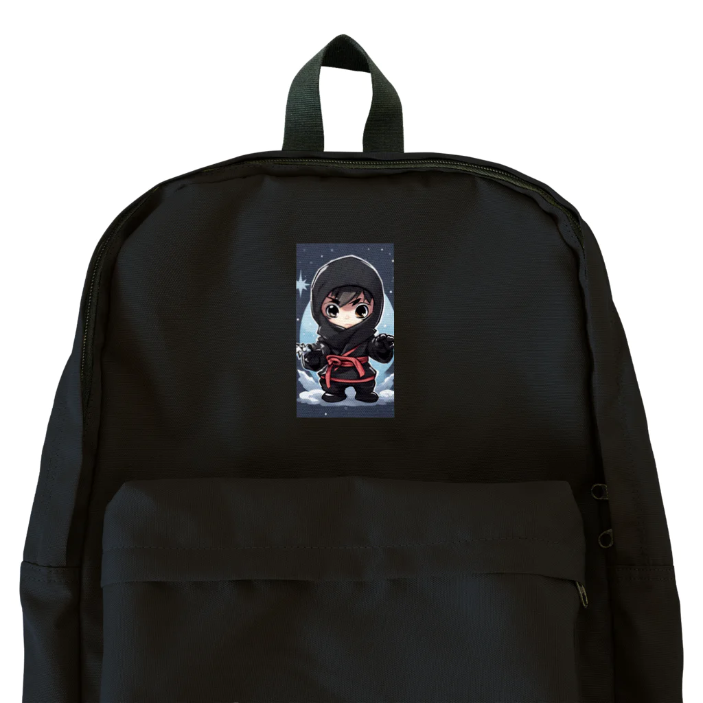 ニンニン忍者パンのとっても小さな忍者さんのキュートなイラスト入り Backpack