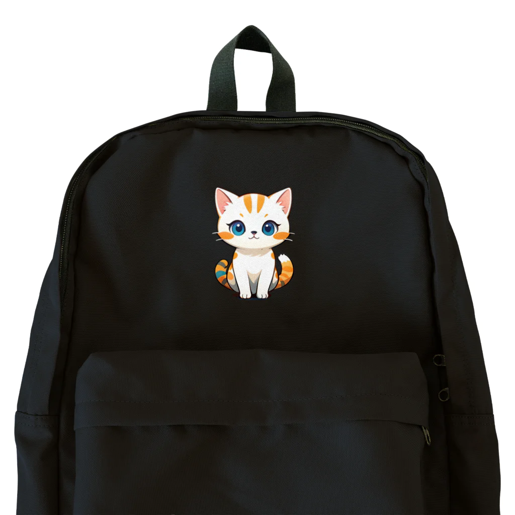 もふもふデザインストアのふんわり癒しのモフモフ猫 Backpack