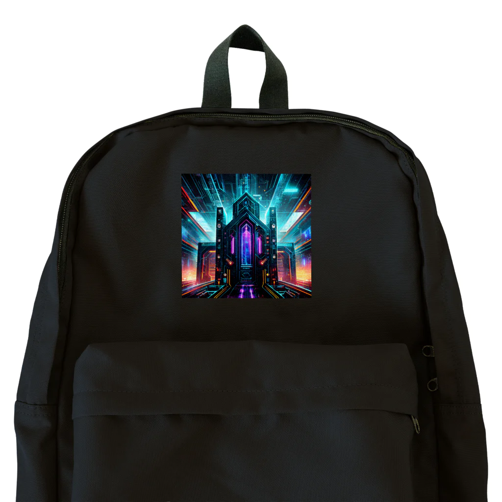 のんびりアート工房のサイバーパンク Backpack