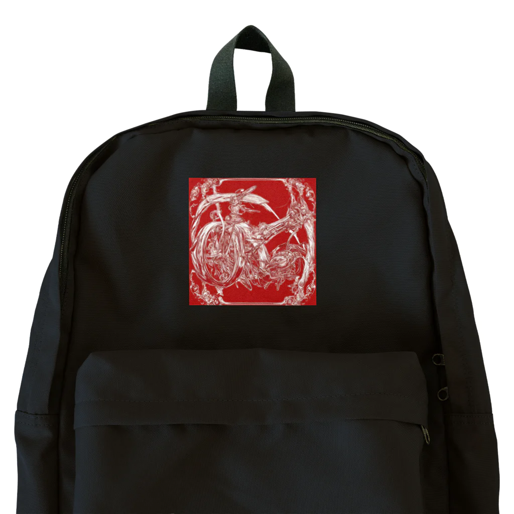 Critical_wingの赤の怪物 Backpack