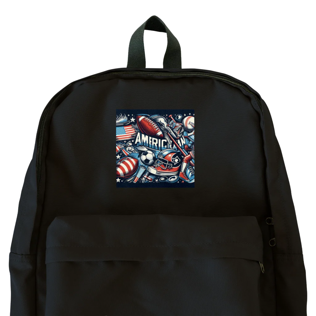 Satoshi27の "アメリカンスポーツの輝き" Backpack