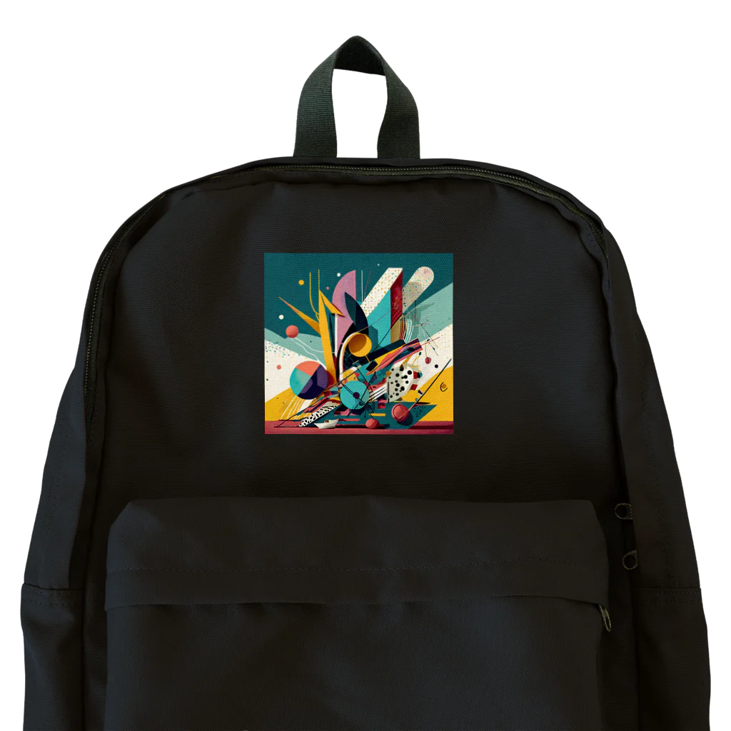 のんびりアート工房のガラクタアート Backpack