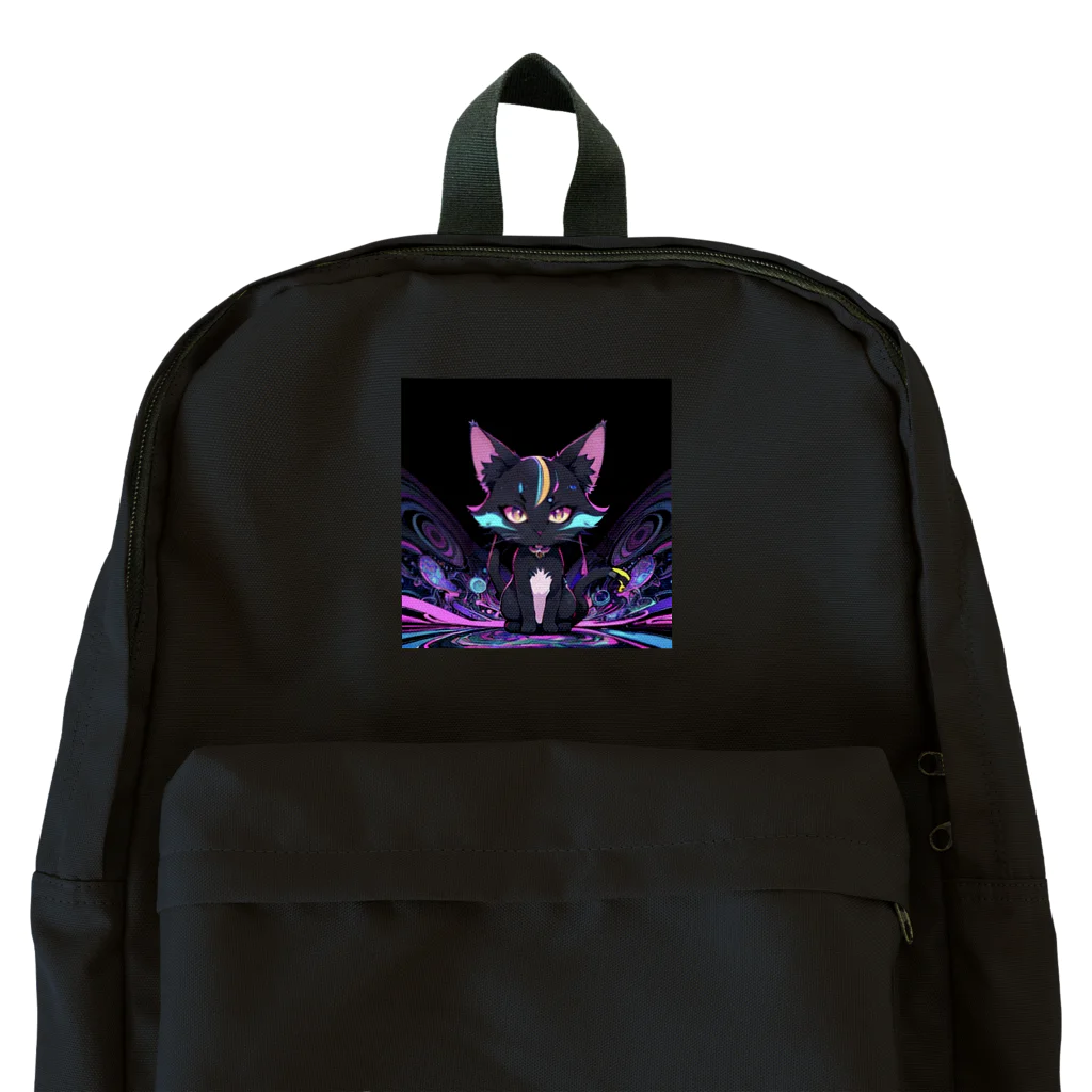 ミネラル太郎のサイケデリックネコ Backpack