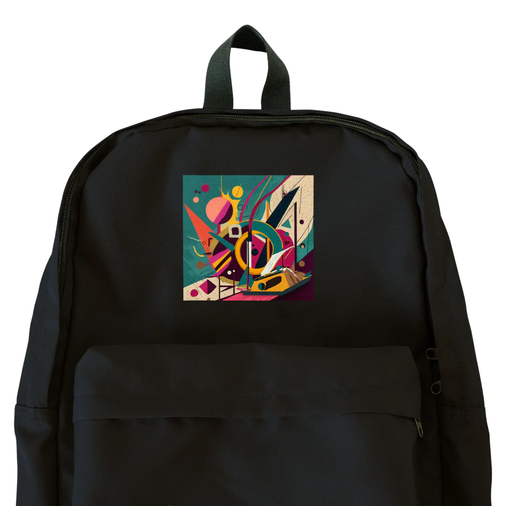 のんびりアート工房のガラクタアート Backpack