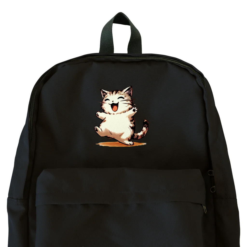 マッハSHOPのAI天風猫(笑顔1) Backpack