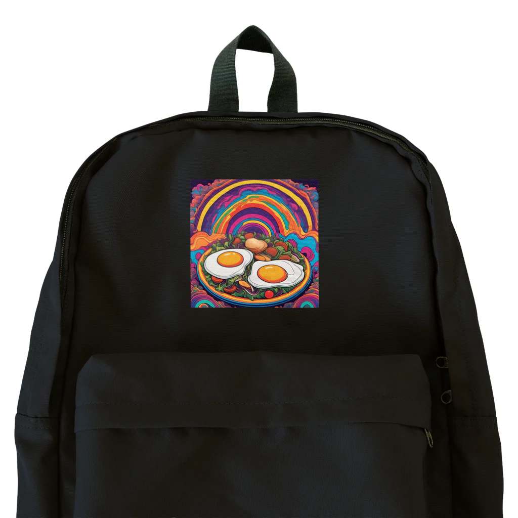 PSYCHEDELIC ARTのPSYCHEDELIC目玉焼き Backpack