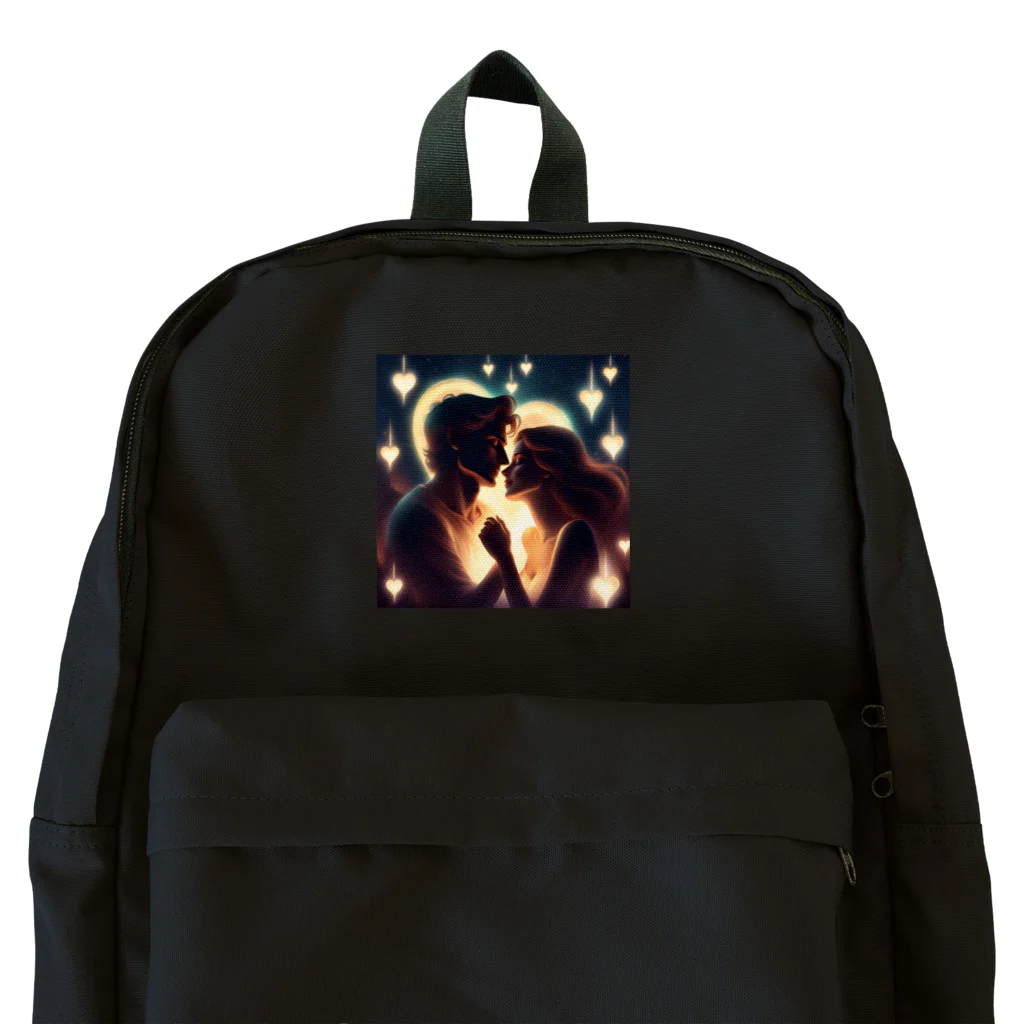 茉莉花のラブラブな恋人のイメージ Backpack